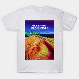 Sleeping Bear Dunes National Lakeshore Poster T-Shirt